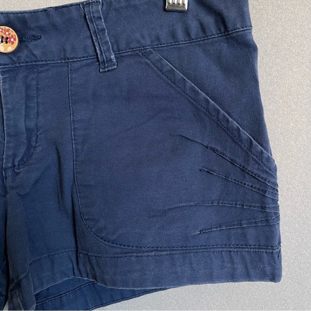 Vintage OP Navy Blue Women's Shorts Size 5 - Picture 3 of 8